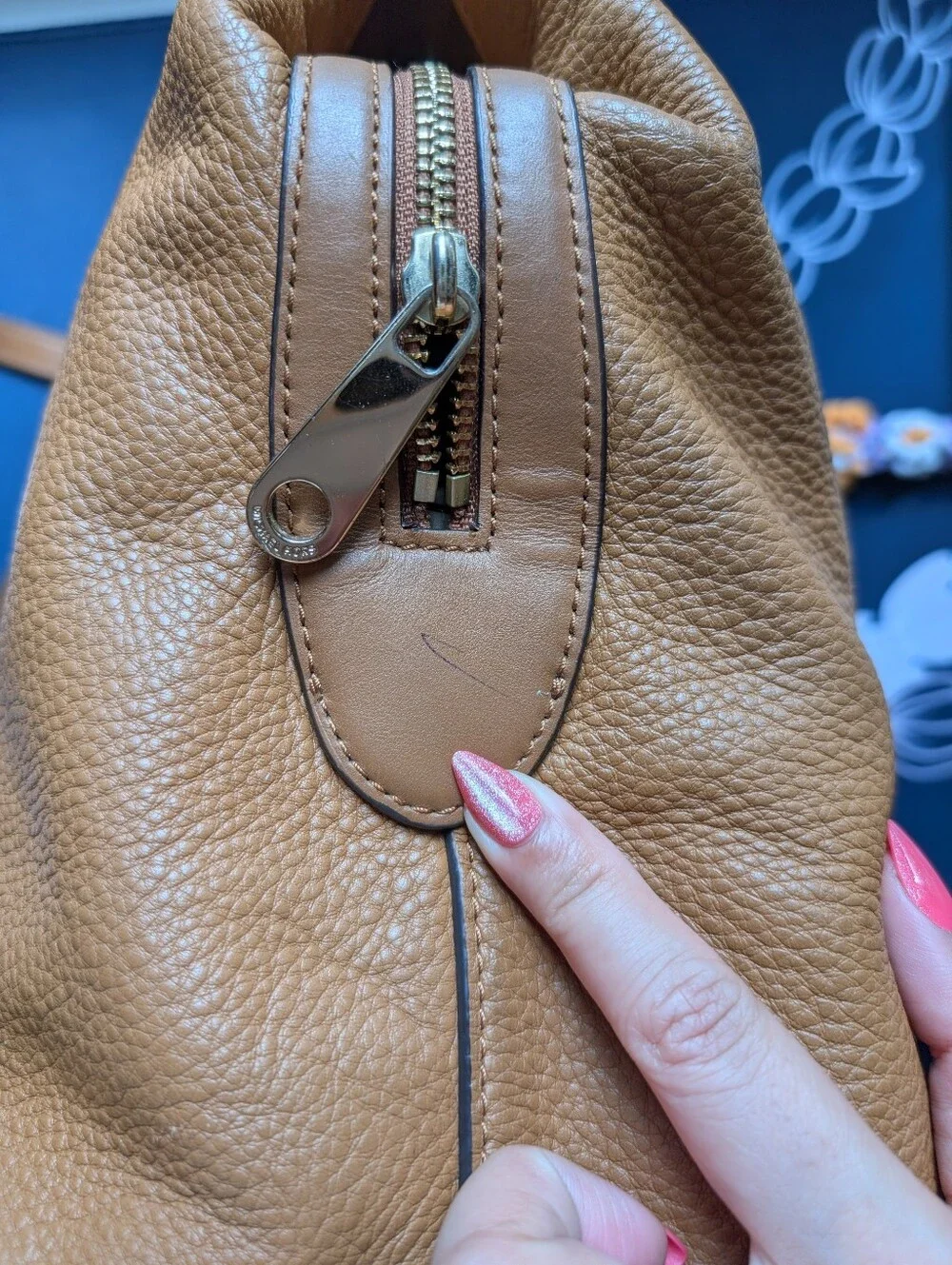 Authentic Michael Kors Raven Pebbled Leather Backpack